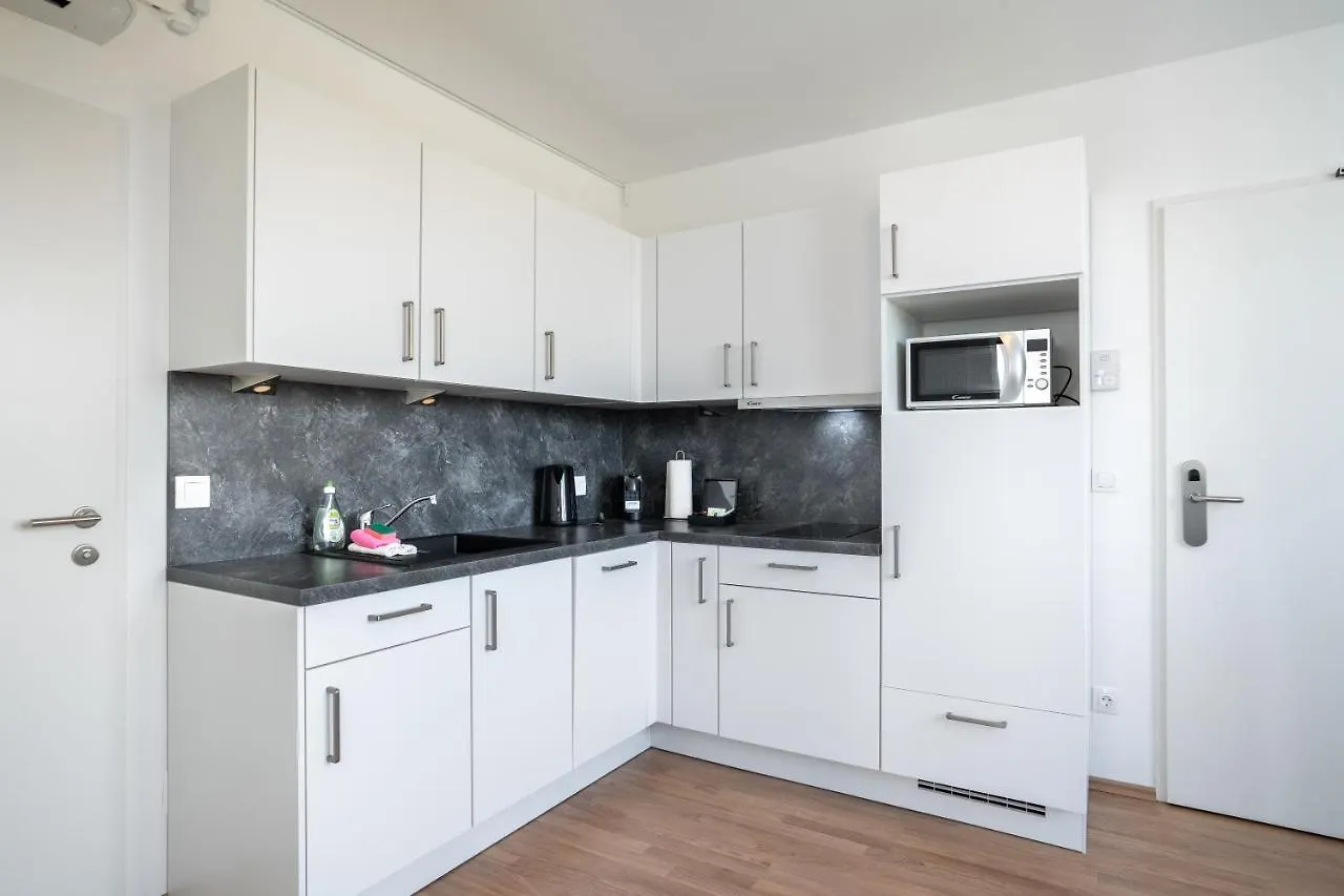 公寓式酒店 Feelgood Apartments Lakeliving Inklusive Garagenplatz 维也纳